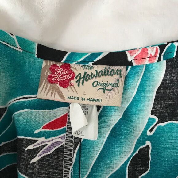 HILO HATTIE 80’s Vintage Pinup Sarong Sundress L - Picture 3 of 15